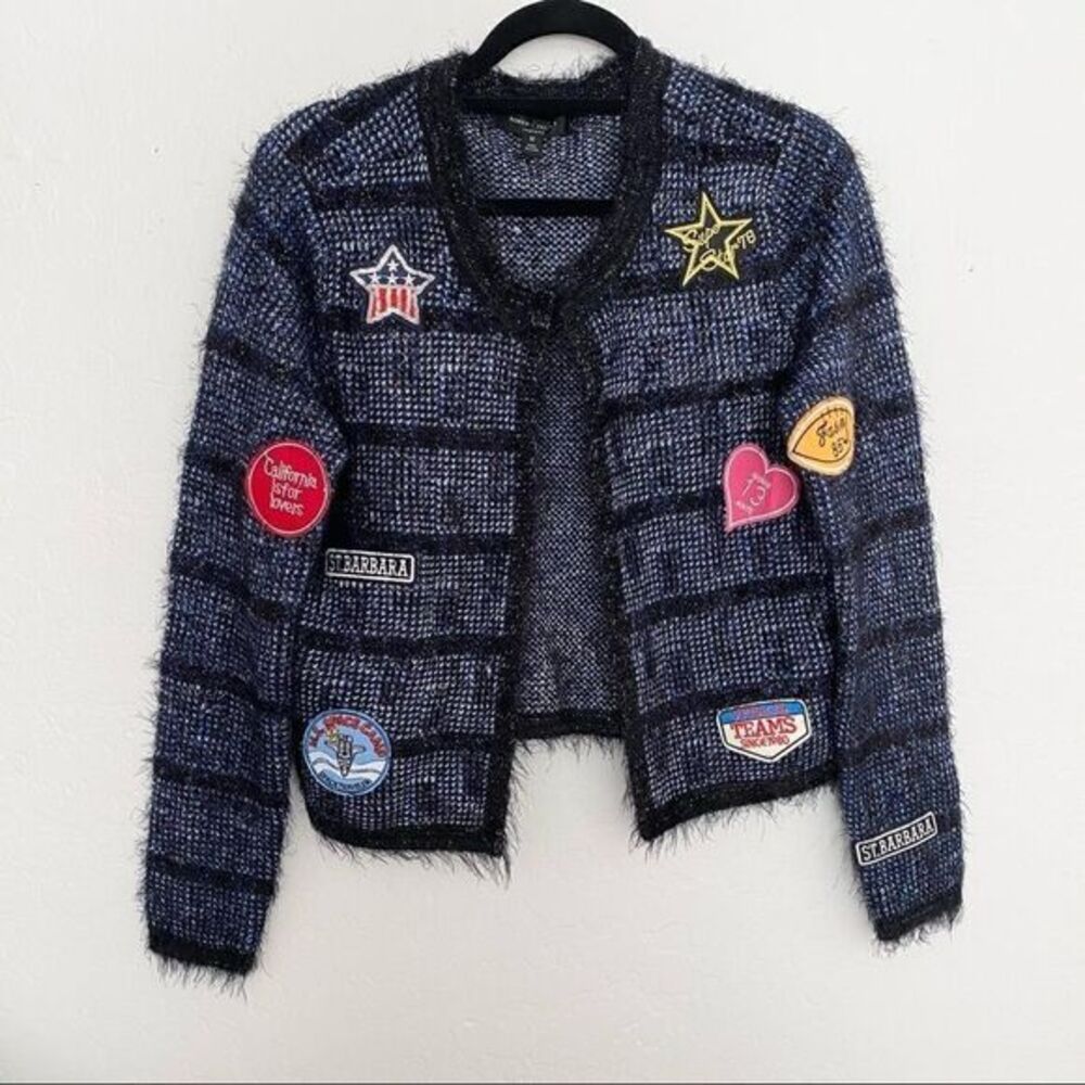 Romeo & Juliet Couture Navy Sweater Patches M